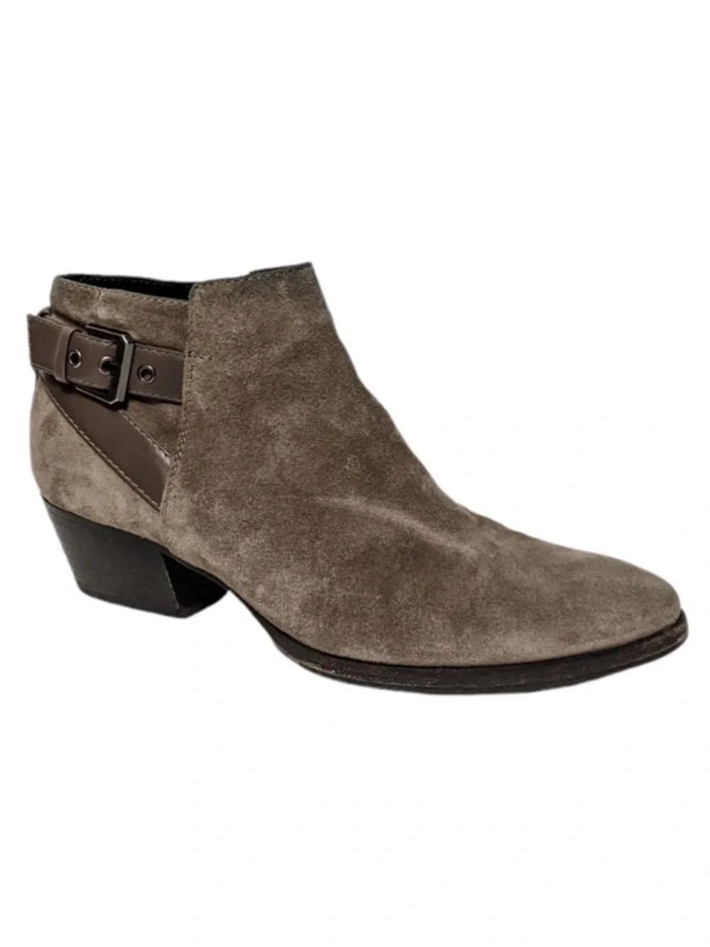 AQUATALIA Farin Suede Leather Buckle Booties 8